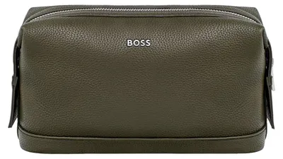 Produktbild von BOSS Toilettentasche Classic Grained Khaki
