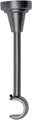 Produktbild von MDEKOR Deckenträger 1-läufig Antik Stahl Deckenhalter mit Metallmontageplatte für Gardinenstange 19 mm Abstand kürzbar