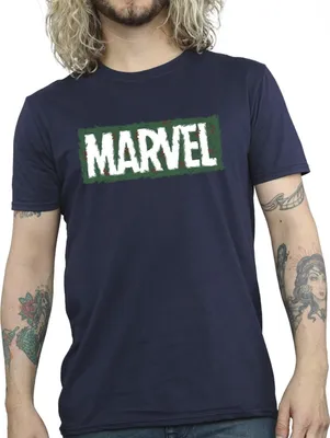 Produktbild von Marvel - T-Shirt für Herren BI38435 (4XL) (Schwarz)