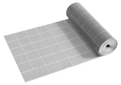 Produktbild von Drainagematte PVC (0,9 m x 15 m), Rutschfeste PVC-Bodenmatte Spritzschutzmatte für Nassbereiche, Hohlmattenrolle, Antirutschmatte für Schwimmbäder