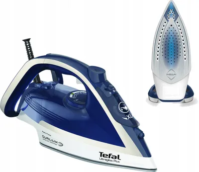 Produktbild von Tefal Ultragliss Plus FV6812 Dampfbügeleisen, 2800 W, Durilium, 50 g/min
