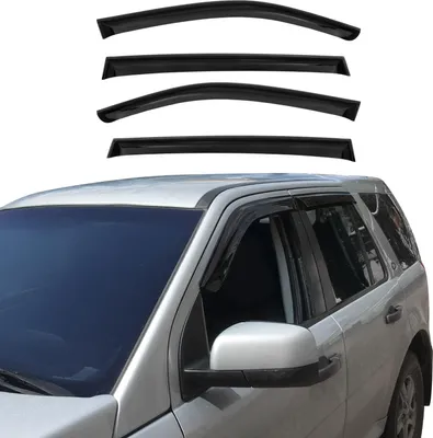 Image de Déflecteur de pluie pour Audi Q3 8U 2011-2018 Acrylique foncé 4pcs
