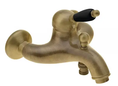 Obrázok produktu pre KIRKÉ BLACK vaňová batéria, čierna páka, bronz