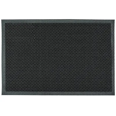 Produktbild von e-floor 3D Türmatte, Schuhmatte 45x70 cm – Rutschfest, wetterfest, sammelt Schmutz effektiv, vielseitig für Innen & Außen, leicht zu reinigen - Grau