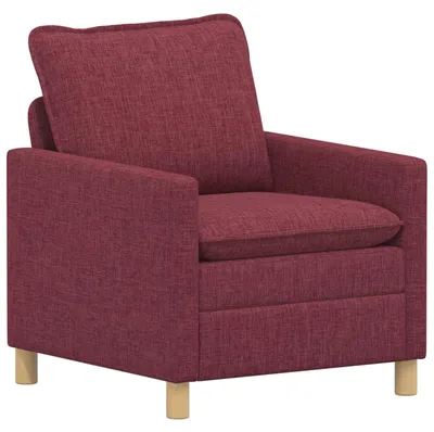 Immagine prodotto di vidaXL Divano rosso vino 76 x 81 x 87,5 cm in tessuto