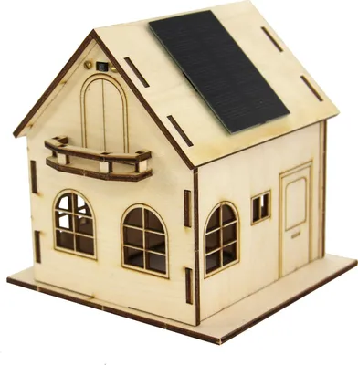 Produktbild von Solar Holzbauset Villa Sonnenschein