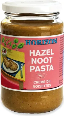 Produktbild von Creme aus gerösteten Haselnüssen, 100 % , 350 g – HORIZON