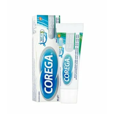 Imagen del producto de Crema fijadora sin sabor, extra fuerte, 40 piezas - Corega