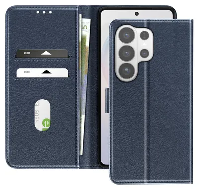 Obrázek produktu pro Avizar, pouzdro typu Chesterfield s funkcí stojánku pro Galaxy S26 Ultra, modré
