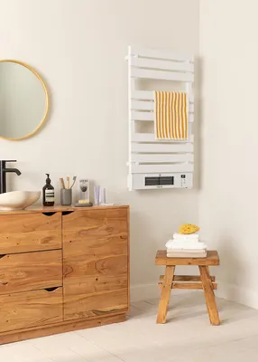 Produktbild von WARM TOWEL PRO - Badheizkörper mit Heizstrahler und WLAN 1500W