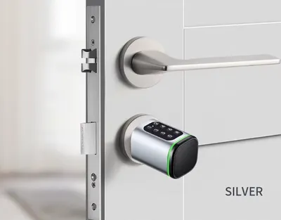 Produktbild von Intelligentes WiFi-Türschloss – Tuya Smart Life, PIN, RFID, Schlüssel