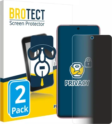 Produktbild von 2x BROTECT Sichtschutzfolie für Vivo V60e Anti-Spy Privacy Sichtschutz Blickschutz Folie Blaulicht-Schutz
