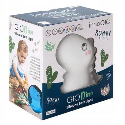 Produktbild von InnoGio kindernachtlicht baby Nachtlichtlampe Nachtlicht Silikon-Kindernachtlicht GIOdino