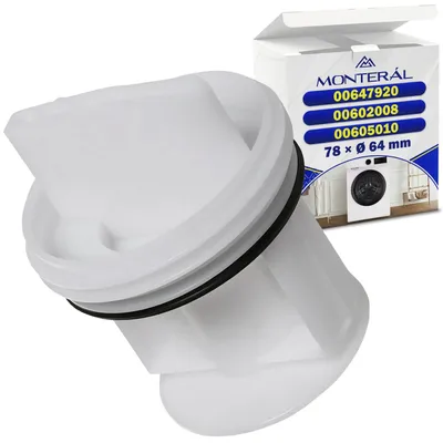 Waschmaschinen-Plüschfilter 78x64 mm für Bosch/Siemens