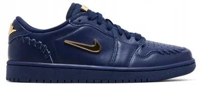 Produktbild von Nike Air Jordan 1 Low MM Method of Make "Navy Metallic Gold" Blau, Größe: 40