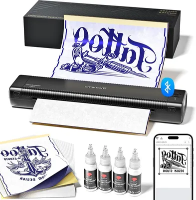 Immagine prodotto di Stampante - Stampante per stencil - Stampante per trasferimento - Stampante per tatuaggi - Macchina per trasferimento - Portatile e leggera
