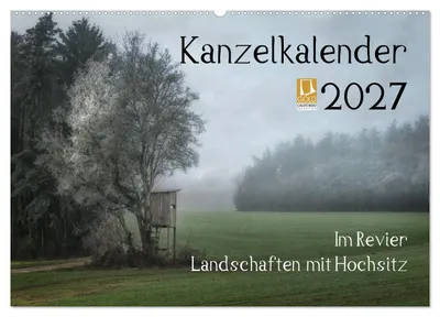 Produktbild von Kanzelkalender 2027 (Wandkalender 2027 DIN A2 quer), CALVENDO Monatskalender