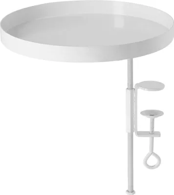 Produktbild von Esschert Design Fensterbankhalterung Weiß L rund Ø 24 cm - Metall