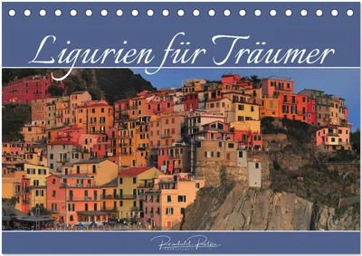 Produktbild von Ligurien für Träumer (Tischkalender 2025 DIN A5 quer), CALVENDO Monatskalender