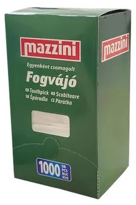 Špáradlá, hygienicky balené, 1000 ks, MAZZINI