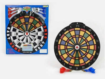 Image de Dartscheibe mit Pfeilen (Spielzeug, Geschicklichkeitsspiele)