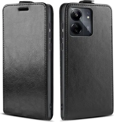 Produktbild von Handy Hülle für Xiaomi Redmi 13C Magnet Cover Case Klapphülle Schutzhülle Farbe: Schwarz
