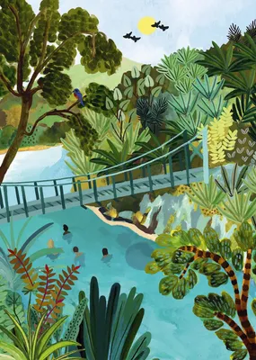 Produktbild von Bluebird Pieces & Peace - Puzzle Blue pools - New Zealand - 500 dielov