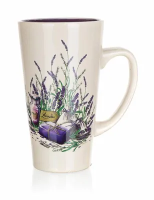 Produktbild von BANKETT Becher Keramik hoch LAVENDEL 450 ml