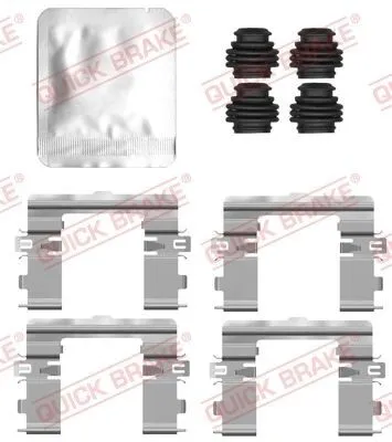 Produktbild von QUICK BRAKE 109-0177 Zubehörsatz Scheibenbremsbelag Vorne für HYUNDAI Tucson (NX4, NX4E) für KIA Sportage V (NQ5)