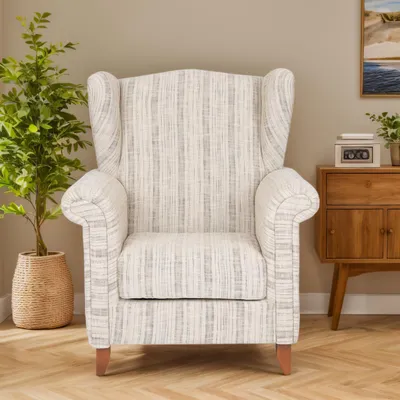 Image de Fauteuil rembourré Loretta, env. 86 x 81 x 105 cm – Gris