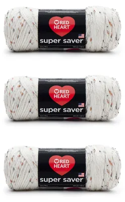 Garnpack 3er-Pack Aran Fleck Acryl 333m Stricken Häkeln