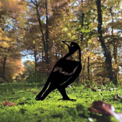 Produktbild von Evila Originals, Bird 01, Dekoratives Objekt, Schwarz, 50 x 27 cm