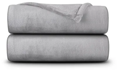 Productafbeelding van Pluizige deken "Cashmere Touch", 200x220 cm - Zilver (R)