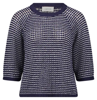 Produktbild von Cartoon Strickpullover Kurz 8813 Dark Blue/C 36