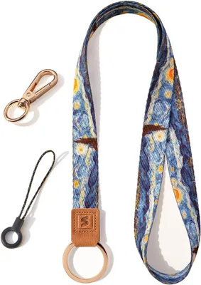 Image de Porte-clés avec motif original, largeur de 1,9 cm, longueur de 48,3 cm, pour clés et badges