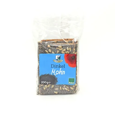 Obrázok produktu pre Chrumkavý chlieb - špaldovo-makový 200g
