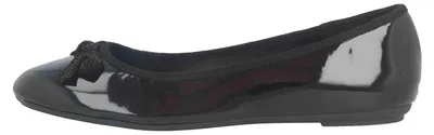 Produktbild von Fitters Footwear Liv Ballerinas in Übergrößen Schwarz 2BB0882002 Black Patent große Damenschuhe