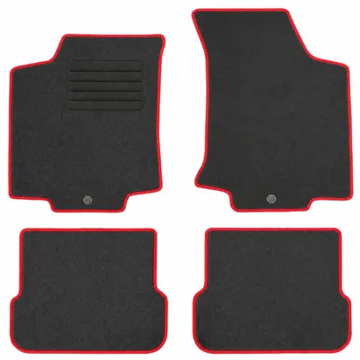 Produktbild von Fußmatten-Set für VW Golf 3 + Vento 1H inkl. Variant, 4-teilig, Schwarz