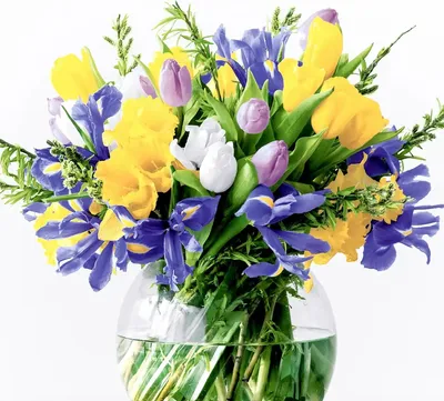 Produktbild von 20 Servietten Flower Vase - Vase voller eleganter Blumen 33x33cm