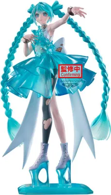 Obrázek produktu pro Hatsune Miku Clearluxe  PVC Statue Emerald Gem 28 cm