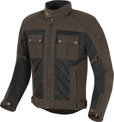 Produktbild von Merlin Shenstone Motorrad Wachsjacke, braun, S