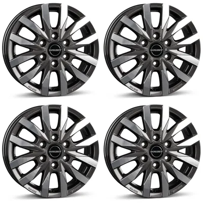 Obrázok produktu pre 4 disky Borbet CW6, rozmer 6,5x17, posun ET48, rozstup 6x139.7, vhodné pre Hyundai Staria, hliníkové disky