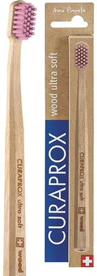 Produktbild von CURAPROX WOOD ULTRA SOFT Holzzahnbürste weich 1 Stück