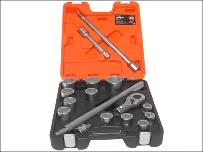 Obrázok produktu pre Bahco 3/4" nástrčné hlavice + príslušenstvo Slx 17 set
