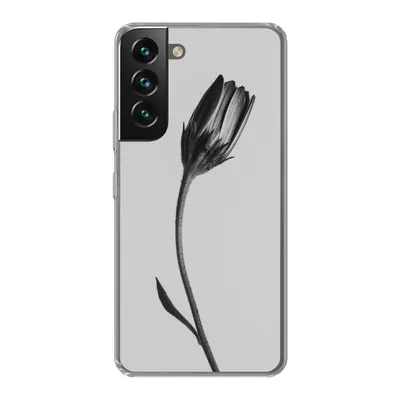 Produktbild von MuchoWow® Handyhülle Schutzhülle Hülle für Samsung Galaxy S22 Plus Pflanze - Makro - Schwarz - Weiß Silikon Softcase Handy Hülle - Schutzabdeckung