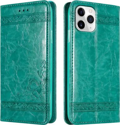 Produktbild von Cadorabo Hülle für Apple iPhone 11 PRO MAX Schutzhülle in Türkis Handyhülle Etui Cover Case Standfunktion