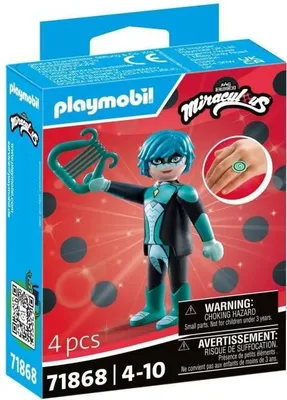 Zdjęcie produktu dla PLAYMOBIL Viperion, Miraculous Postać z kreskówki, 4 elementy, Od 4 lat, 71868