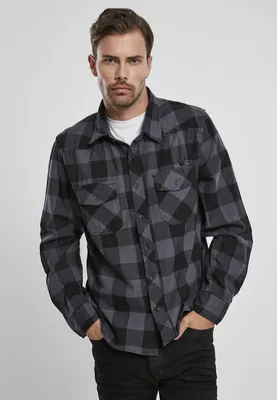 Immagine prodotto di Brandit Check Shirt manica lunga nero+carbone, XXL