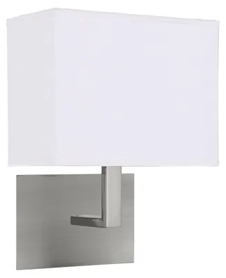 Zdjęcie produktu dla Lampa ścienna, matowy nikiel, satynowy srebrny, ściemnialna, włącznik