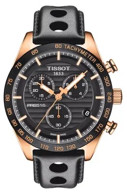 Immagine prodotto di Orologio da uomo Tissot PRS 516 Cronografo, modello 100.417.36.051.00, nero/oro